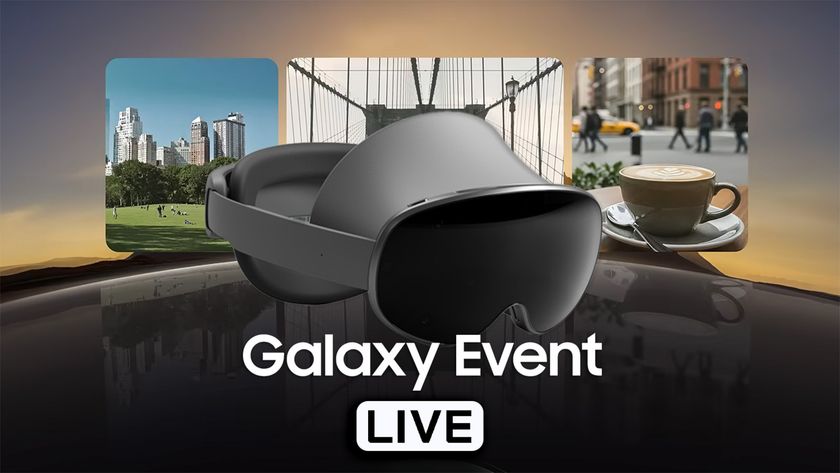 Samsung Project Moohan headset with the words Galaxy Event Live
