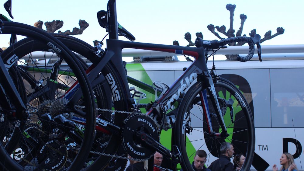 The Norwegian's spare bike for Flanders was a custom painted Cervelo S5