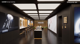 Dreame products in the company's new flagship store in Birmingham UK