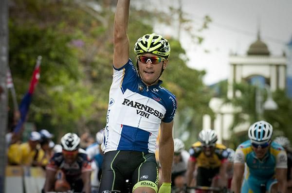The great Guardini: Young Italian sprinter Andrea Guardini (Farnese Vini) won't stop at three stage wins as no-one can get near him for now