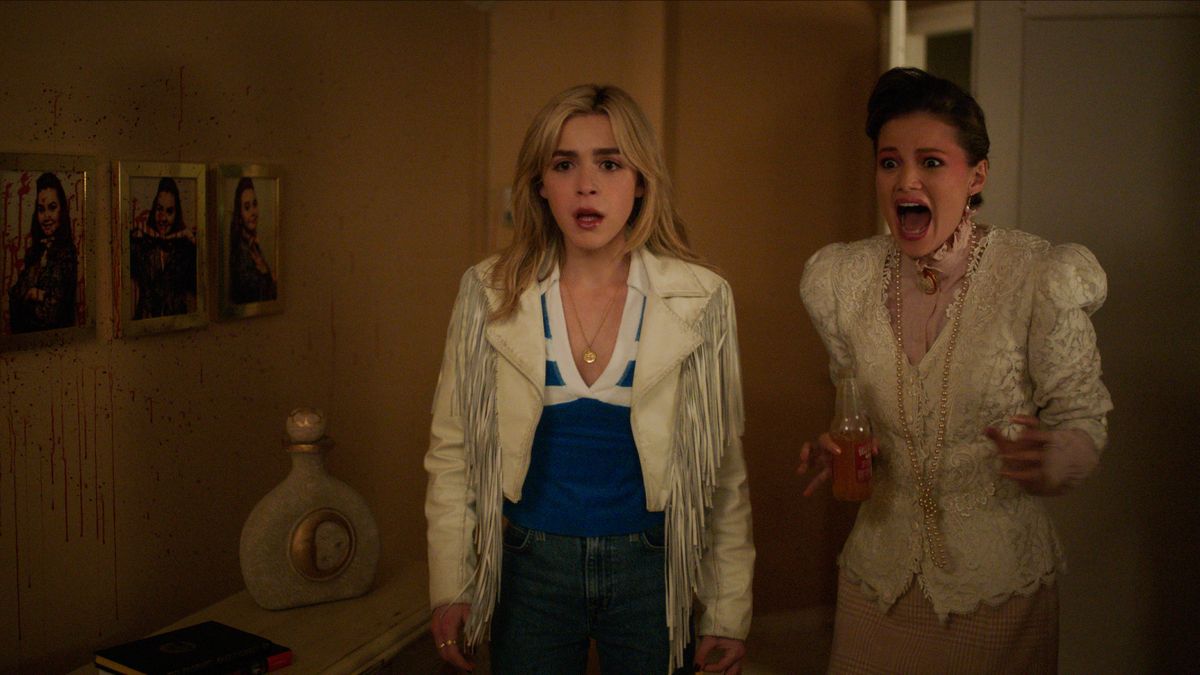 Totally Killer stars Kiernan Shipka as a modern teen in an 80s nightmare.