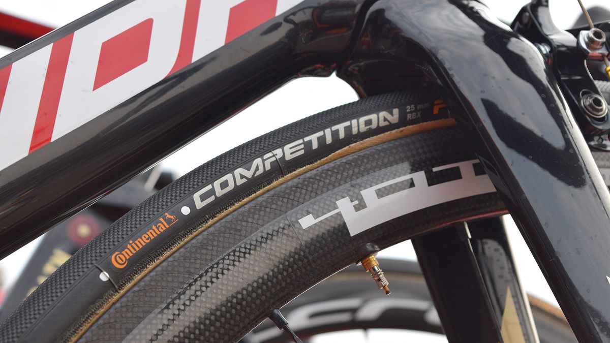 Sonny Colbrelli ran 25mm tyres for the race