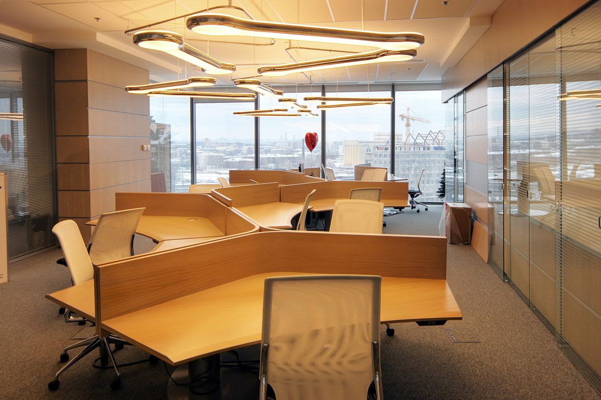 Empty desks