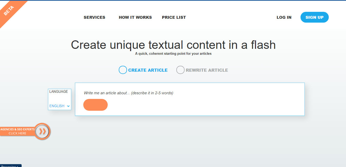 Website screenshot for Articoolo