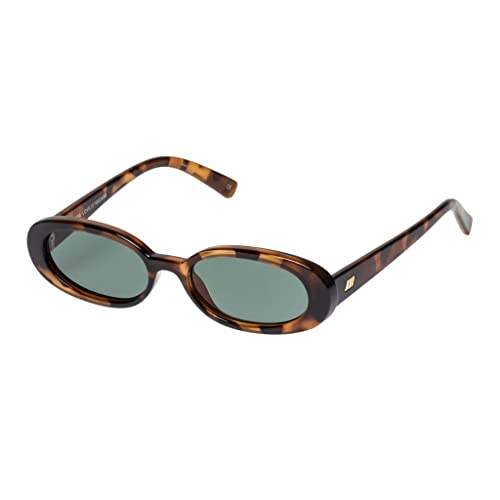 Le Specs Outta Love Sunglasses - Tort, Oval, Unisex, Contemporary 90s Style