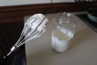 Whipping cream in the vitamix immersion blender