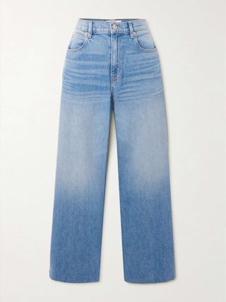 Grace Cropped High-Rise Wide-Leg Jeans