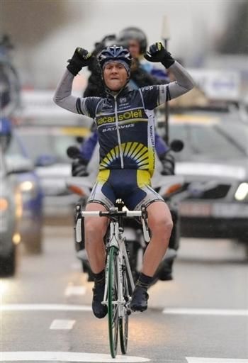 Race winner Bobbie Traksel (Vacansoleil Pro Cycling Team)