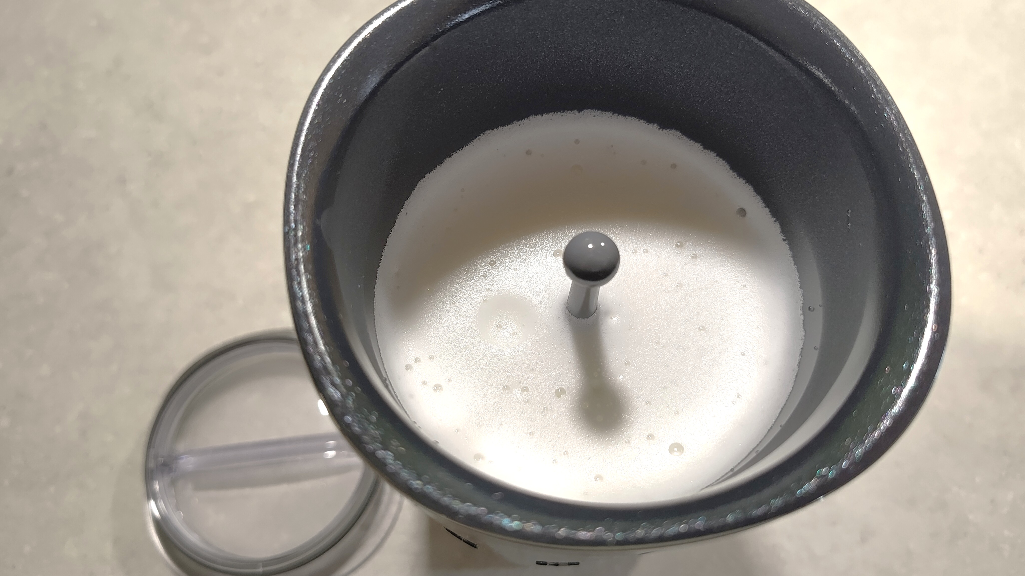 Dairy milk prepared using Smeg Mini Milk Frother