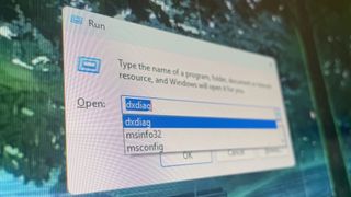 A Windows 11 Run dialogue box.