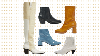Footwear, Boot, Shoe, High heels, Beige, Durango boot,
