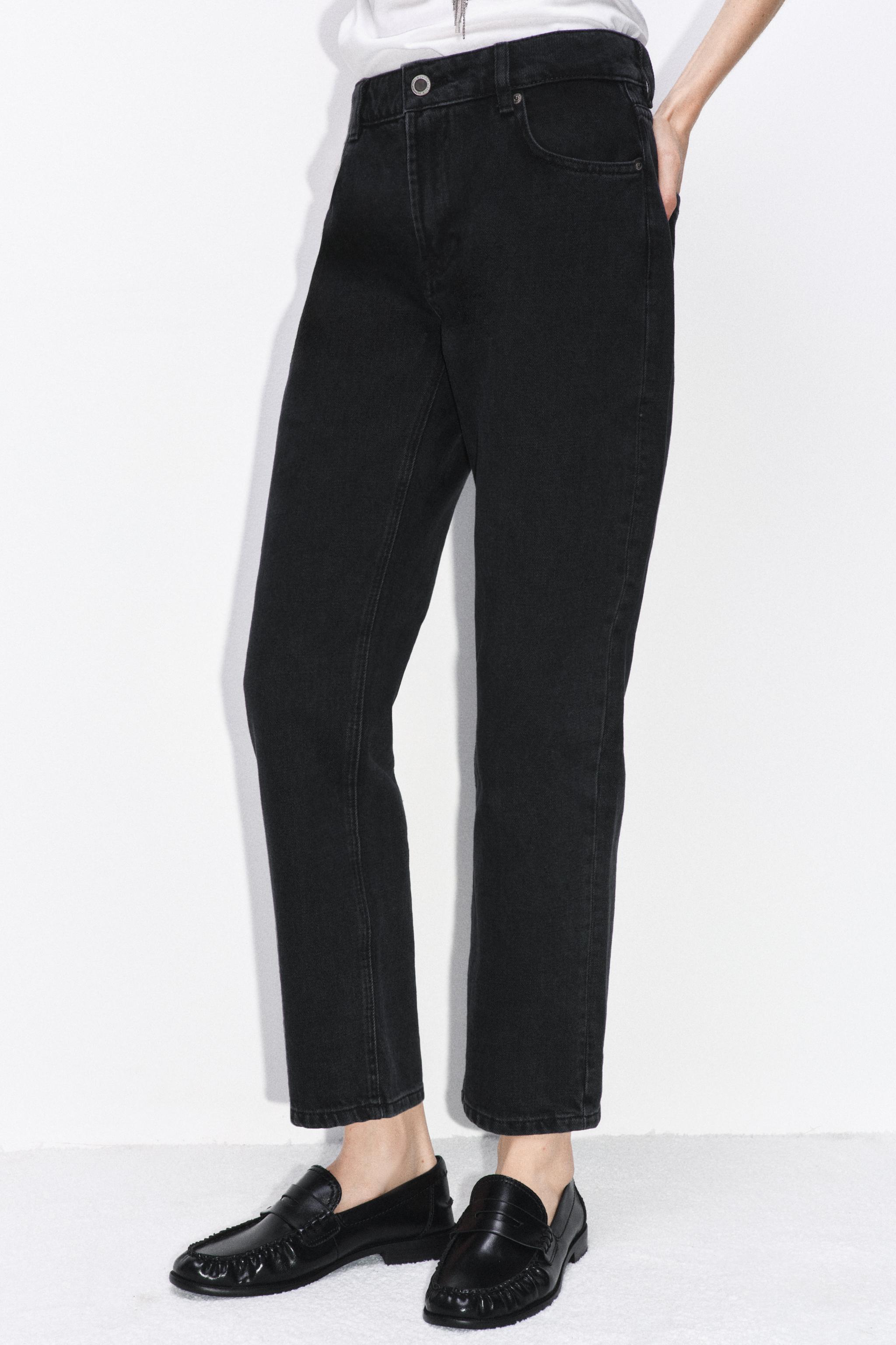 Zw Collection Mid-Rise Cigarette Jeans