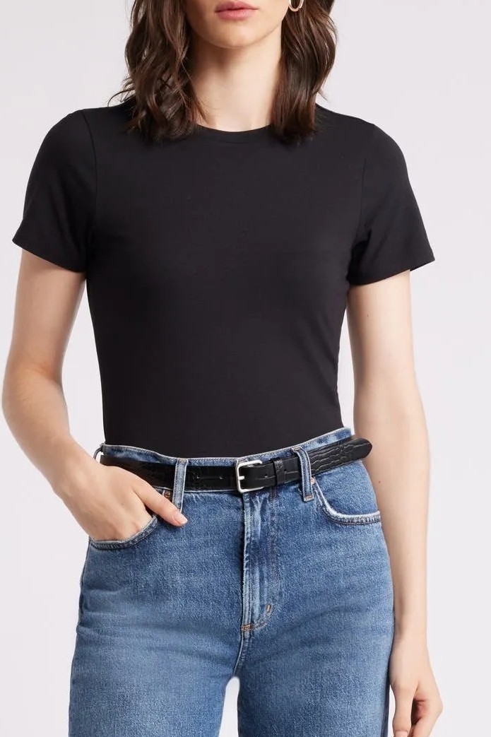 Nordstrom, Pima Cotton Blend Crewneck T-Shirt
