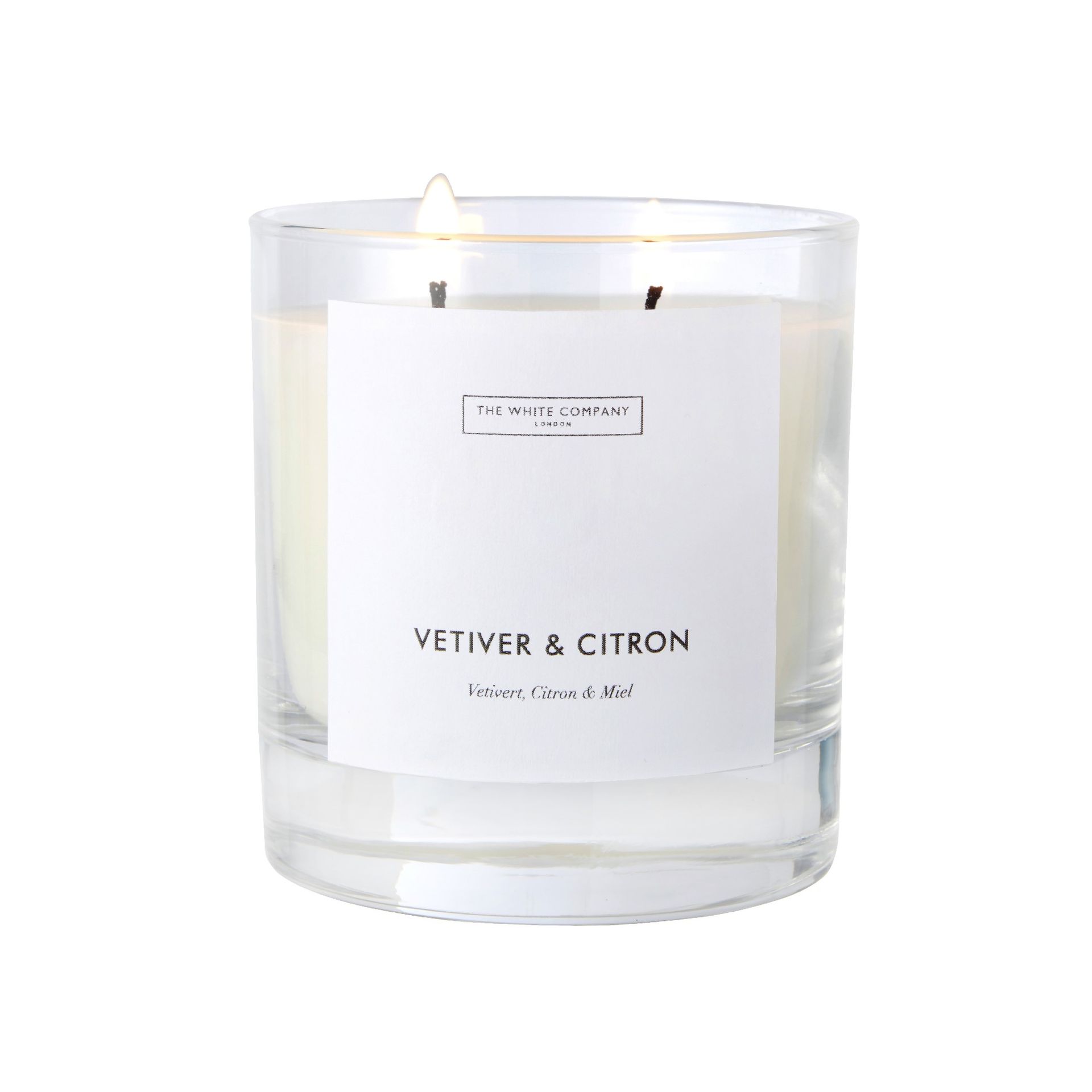 Vetiver & Citron Luxury 2 Wick Candle