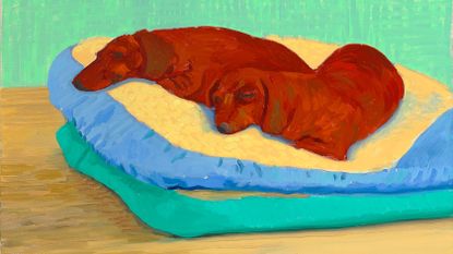 David Hockney, Dog Painting 19, 1995m portraits of dogs