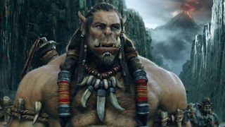 An image from "Warcraft" showing Durotan (Toby Kebbell)