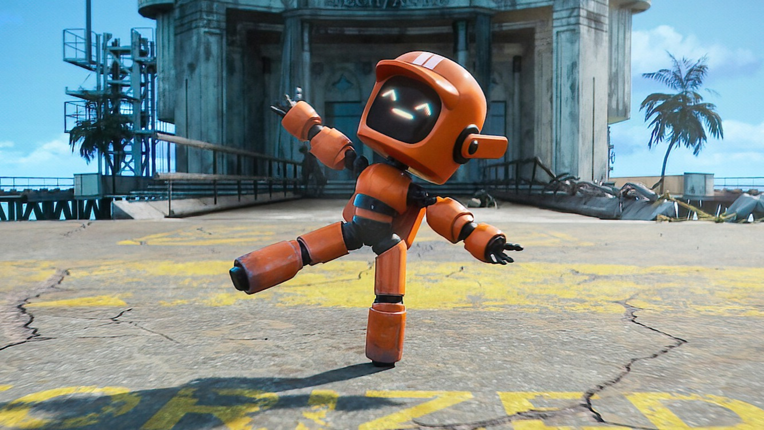 A dancing robot from Love, Death and Robots season 3