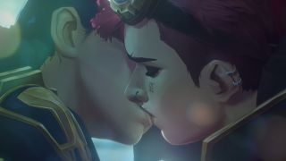 Caitlyn and Vi finally kiss in Arcane season 2 episode 3