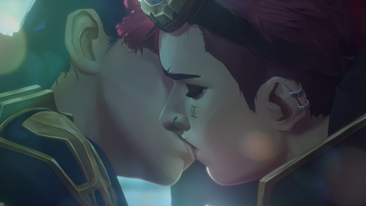 Caitlyn and Vi finally kiss in Arcane season 2, episode 3