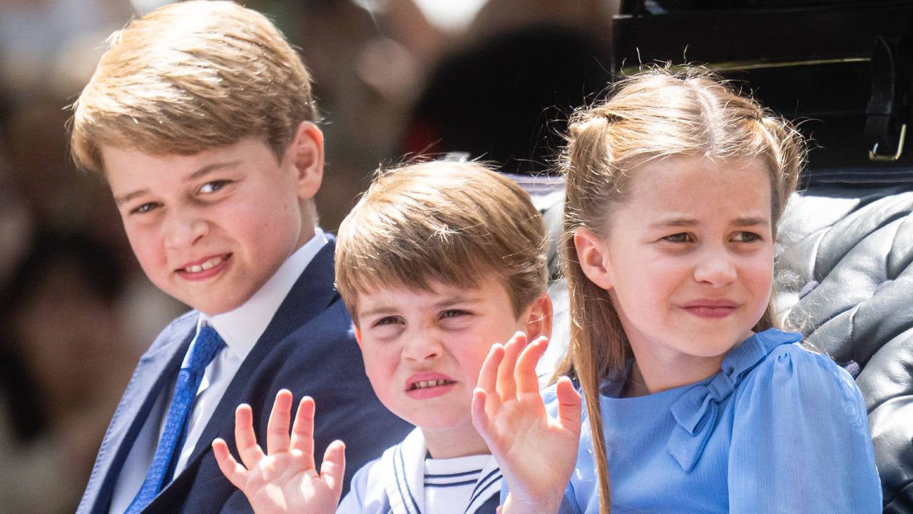 Prince George, Princess Charlotte and Prince Louis