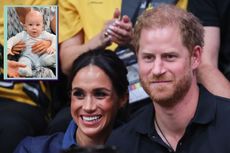 Meghan Markle and Prince Harry at Invictus Games and drop in of Prince Archie as a baby