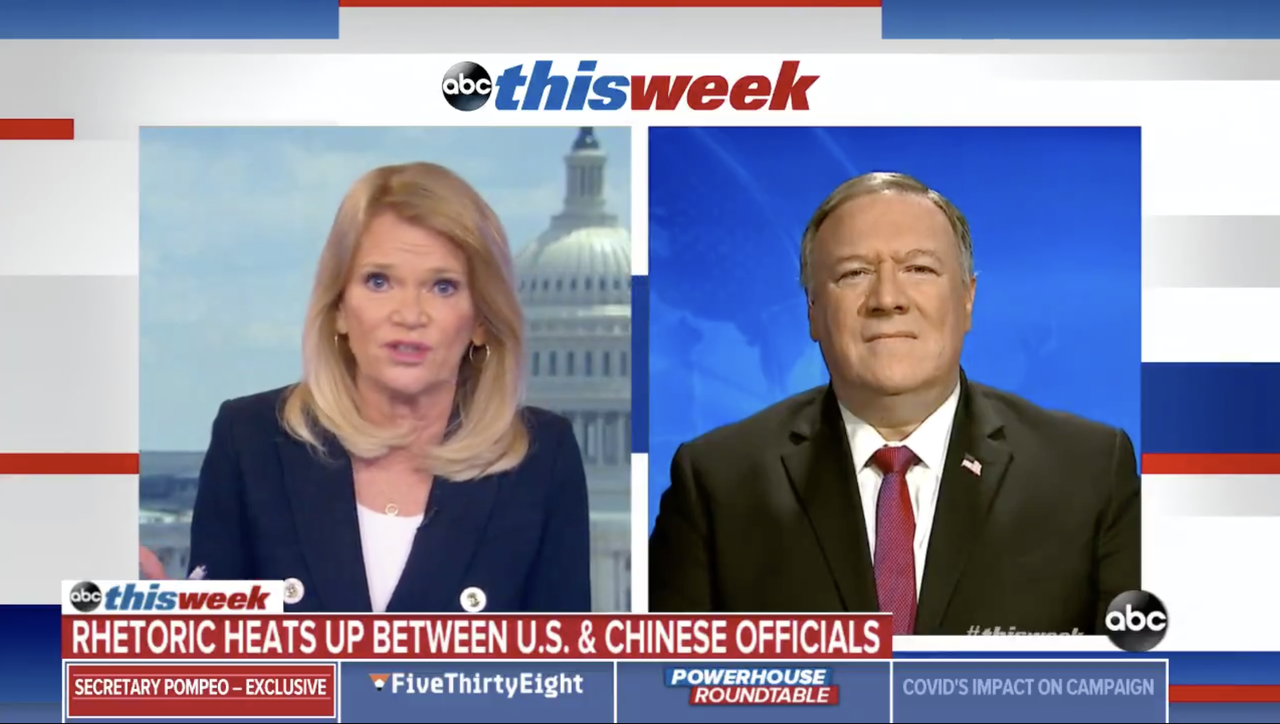 Martha Raddatz and Mike Pompeo.