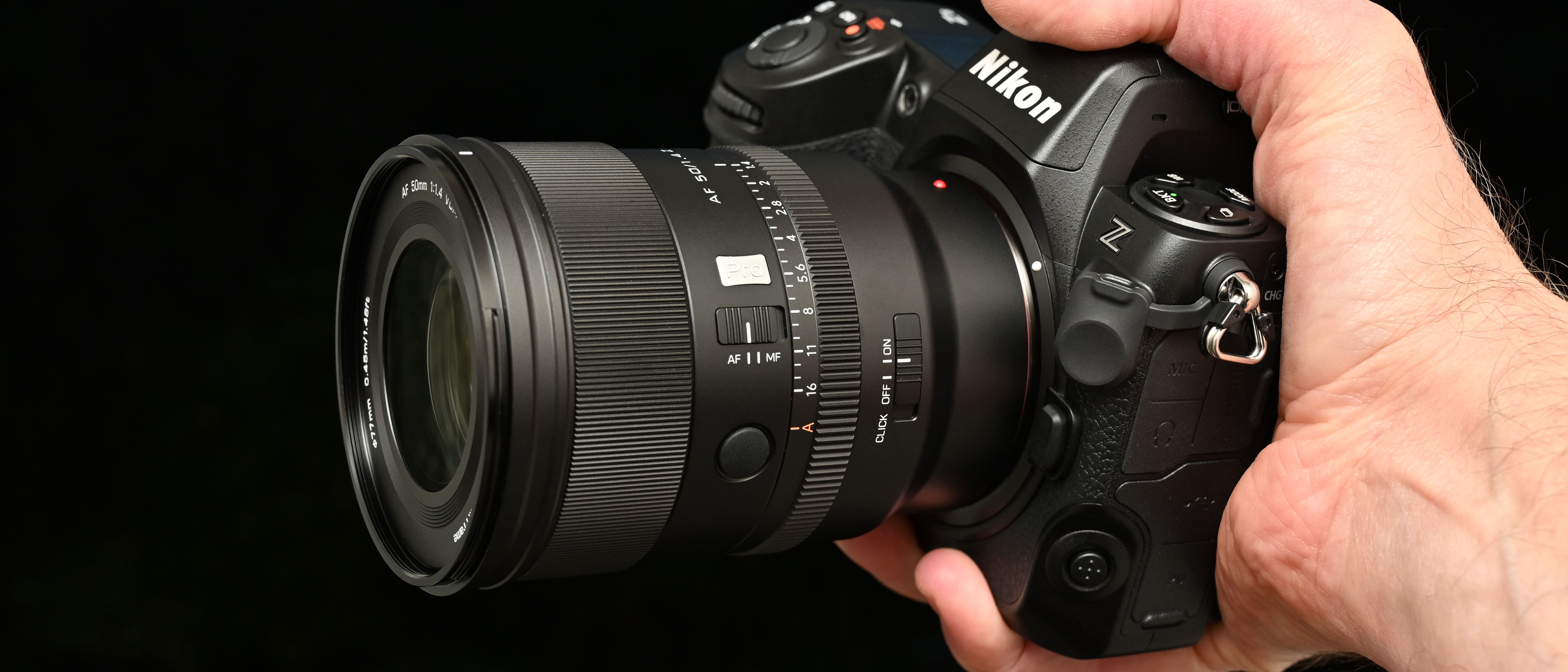 Viltrox AF 50mm f/1.4 Pro on Nikon Z camera