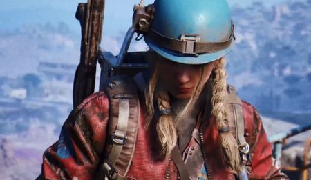 close-ups of players in Arc Raiders shot in a war documentary style