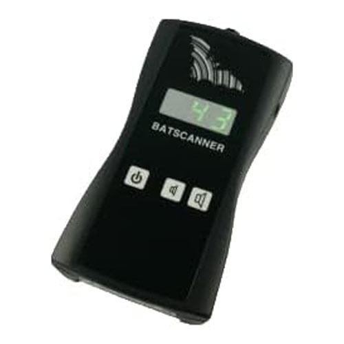The BatScanner bat detector on a white background.