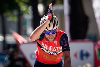 Vincenzo Nibali (Bahrain Merida) wins stage 3 of the Vuelta a Espana