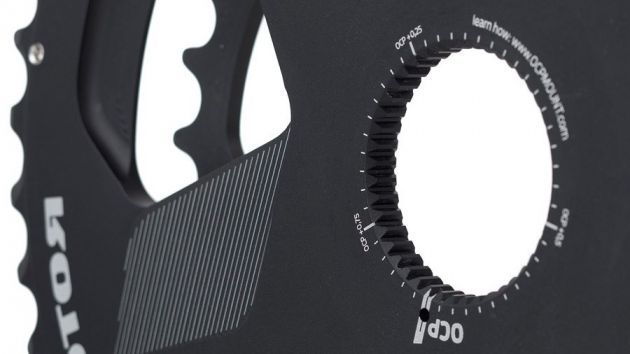 Direct mount interface on the chainring lets you find the optimal chainring position