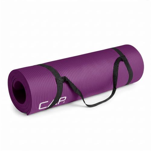 1/2" Thick Yoga Mat with Carrying Strap