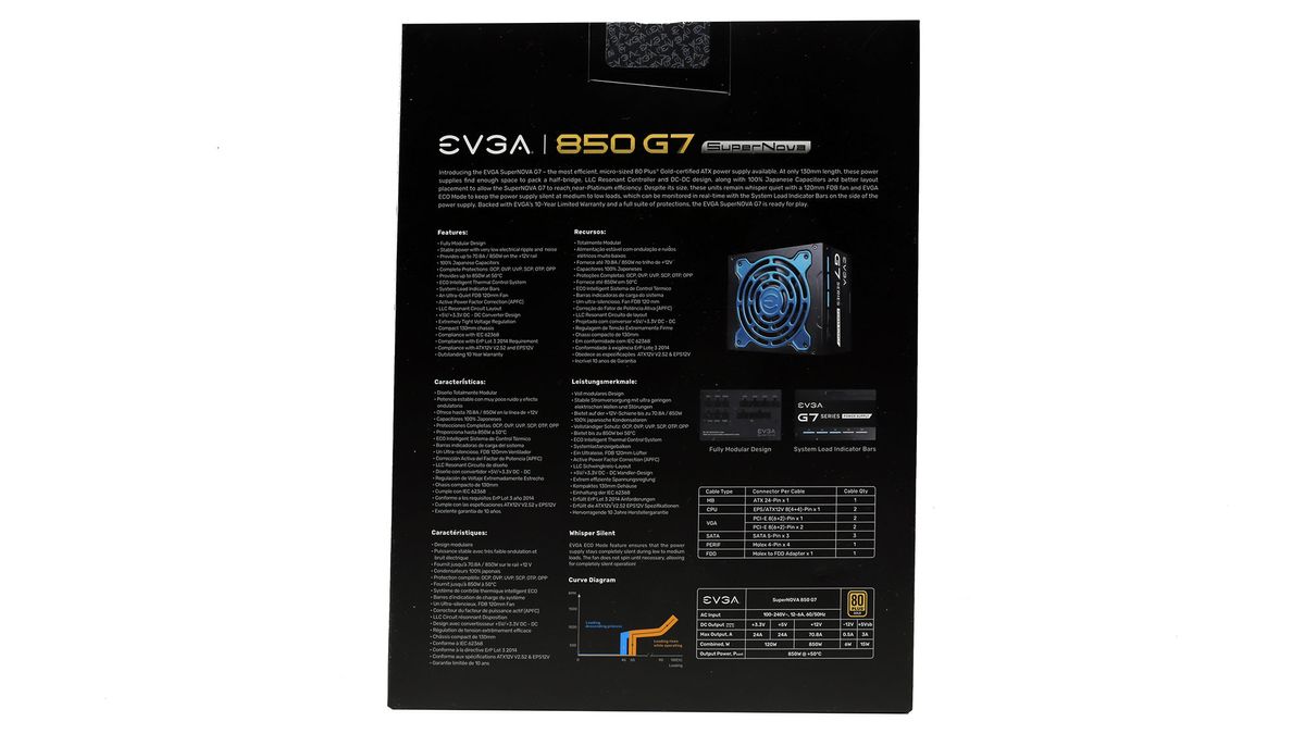 EVGA SuperNOVA 850 G7
