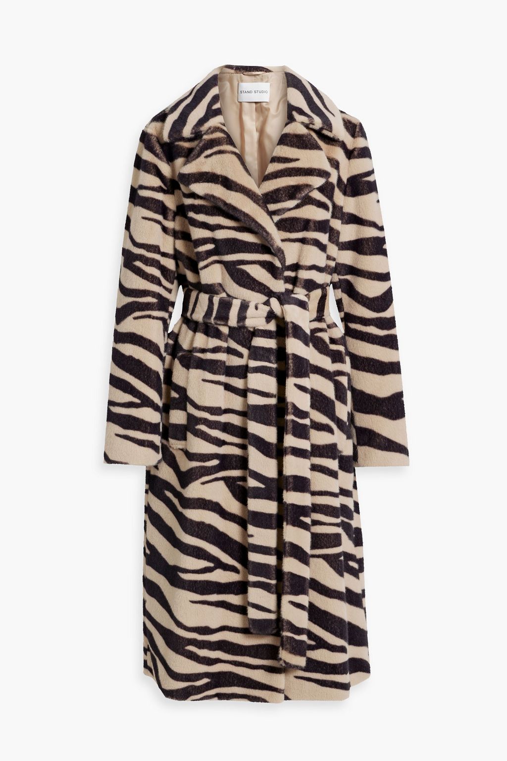 Winnie Zebra-Print Coat