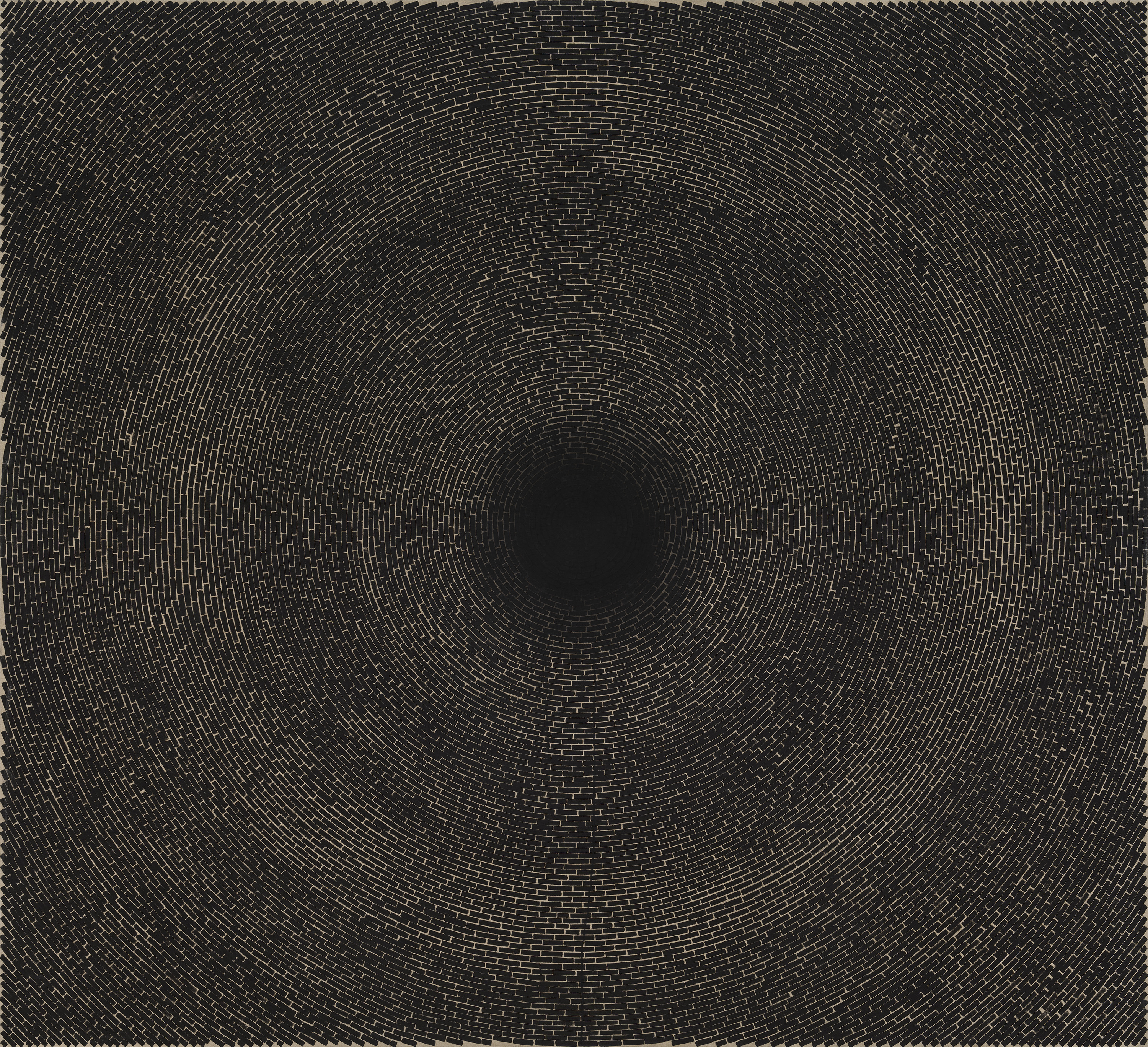 black dome painting