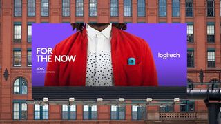This campaign for Logitech by Designstudio highlights the trend for geometric type