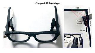 Microsoft's prototype AR glasses.