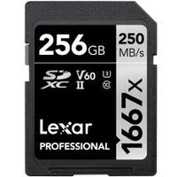 Lexar Professional 256GB SDXC UHS-II Card |
