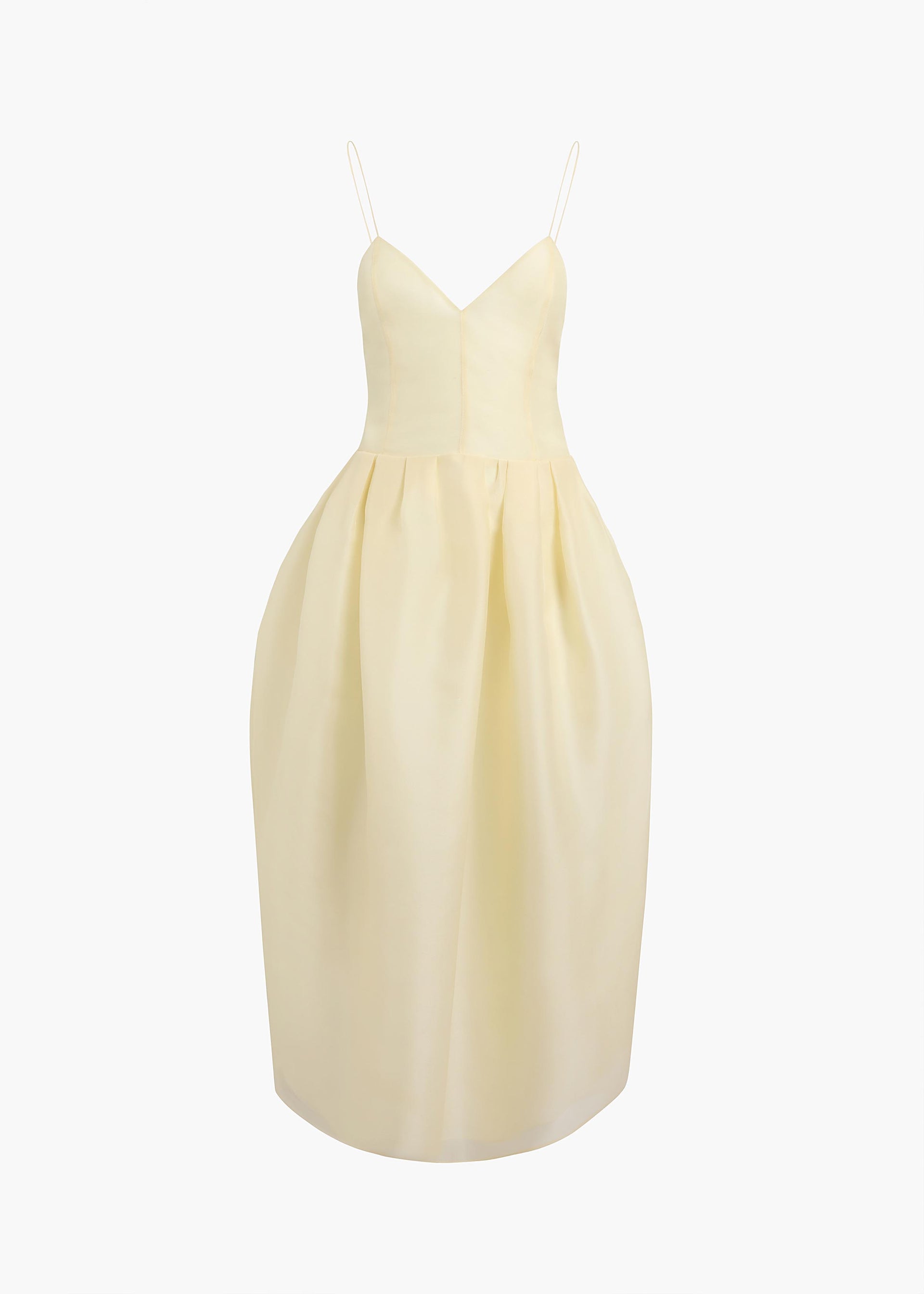 Colette Dress in Light Yellow - 0 / Light Yellow / Combo1(0%)100%from