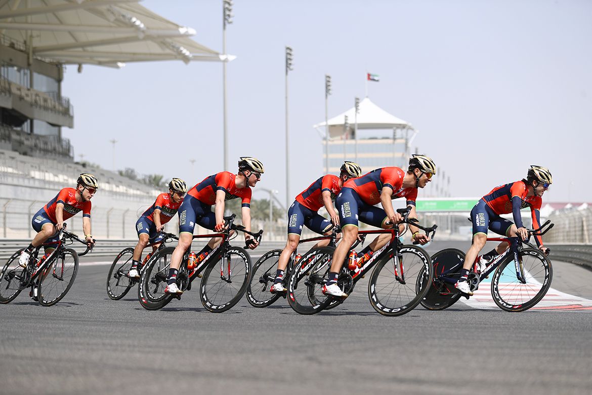 Bahrain-Merida train together