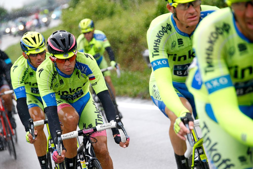 Tinkoff Saxo set the pace for Alberto Contador