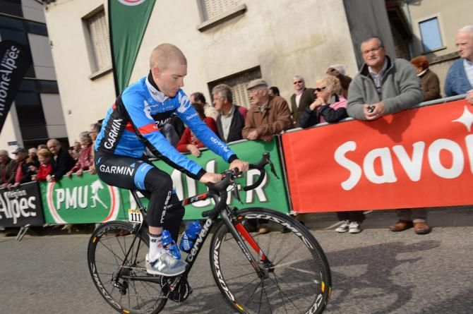 Andrew Talansky (Garmin-Sharp) heads to the sign-in stage