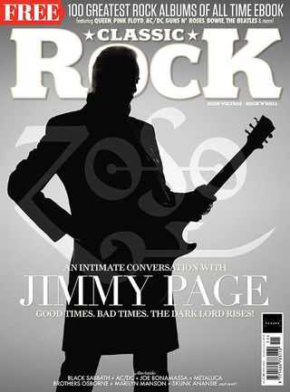 Jimmy Page on the cover of Classic Rock 281