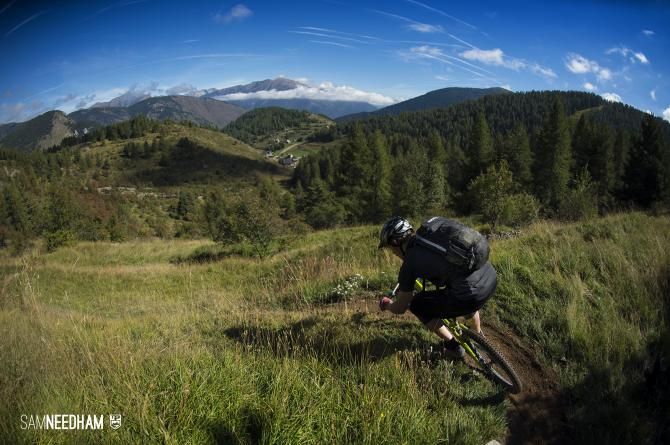 A rider in action during day 4