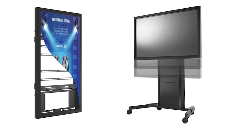 Chief Debuts Kiosk, LED, Electric Height-Adjust Solutions at ISE