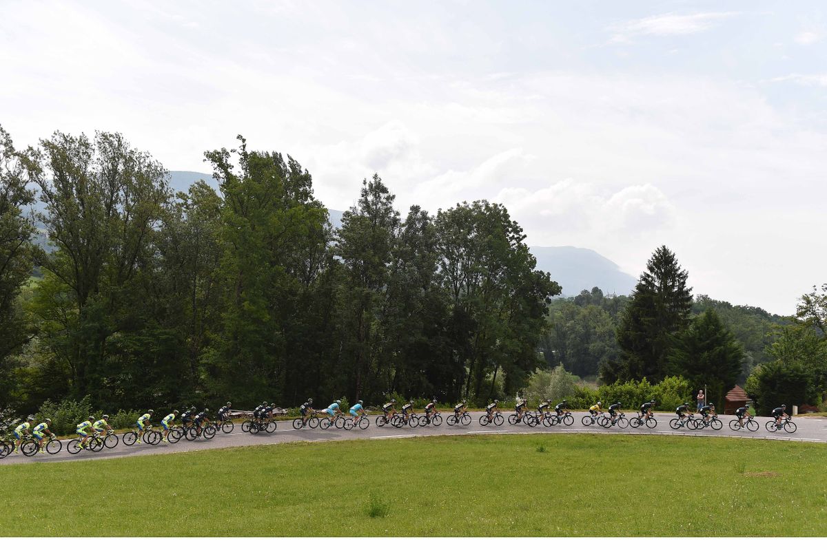 The riders took it relatively easy on stage two