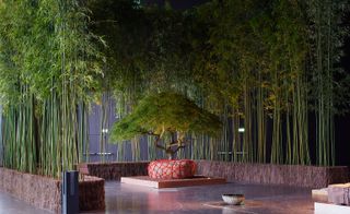 Enea Landscape Architecture’s bamboo composition offered a corner of tranquil serenity