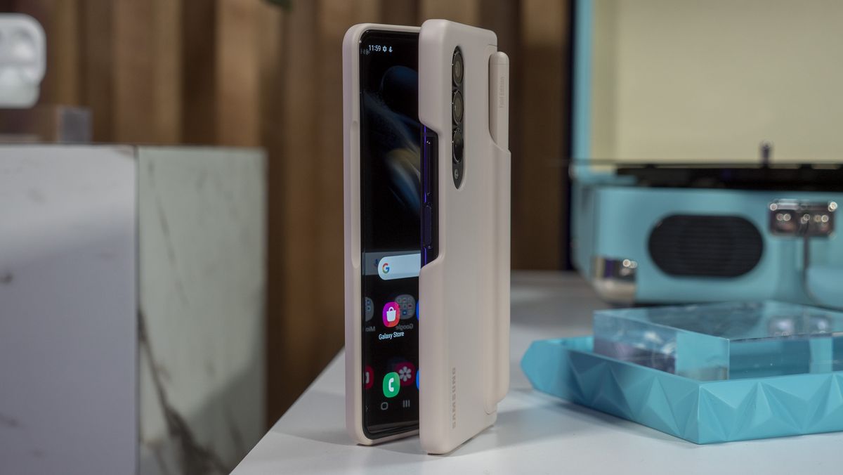 Samsung's new Note case for the Samsung Galaxy Z Fold 4