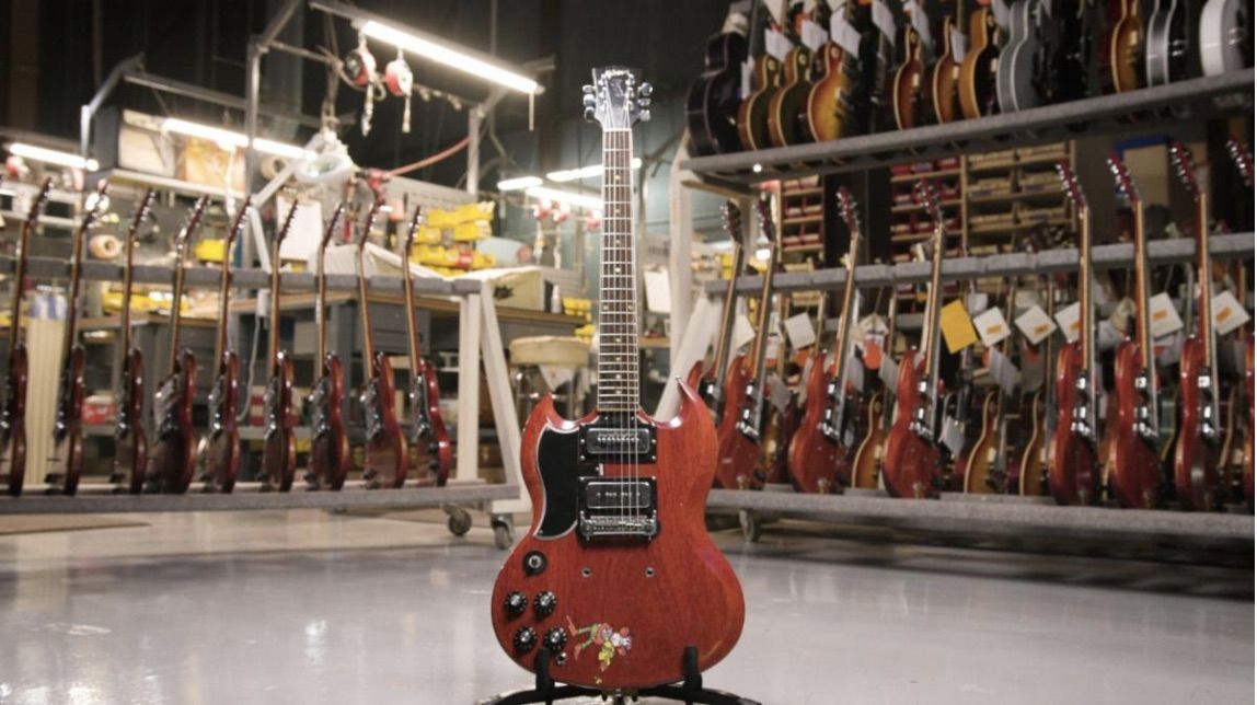 Gibson&#039;s Tony Iommi signature &quot;Monkey&quot; 1964 SG Special Replica