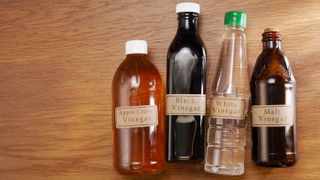 Bottles of vinegar